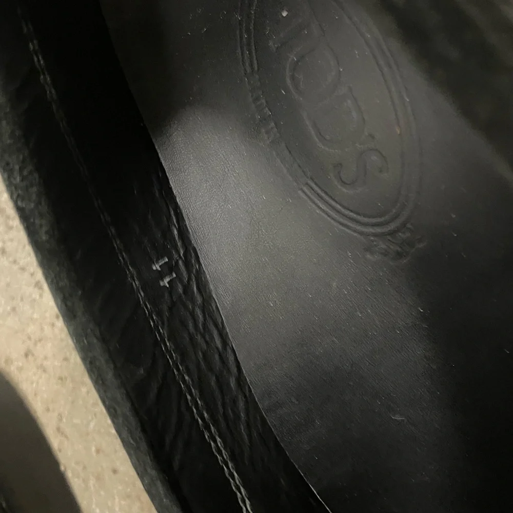 Tods Mens Suede Loafers - Picture 6 of 11